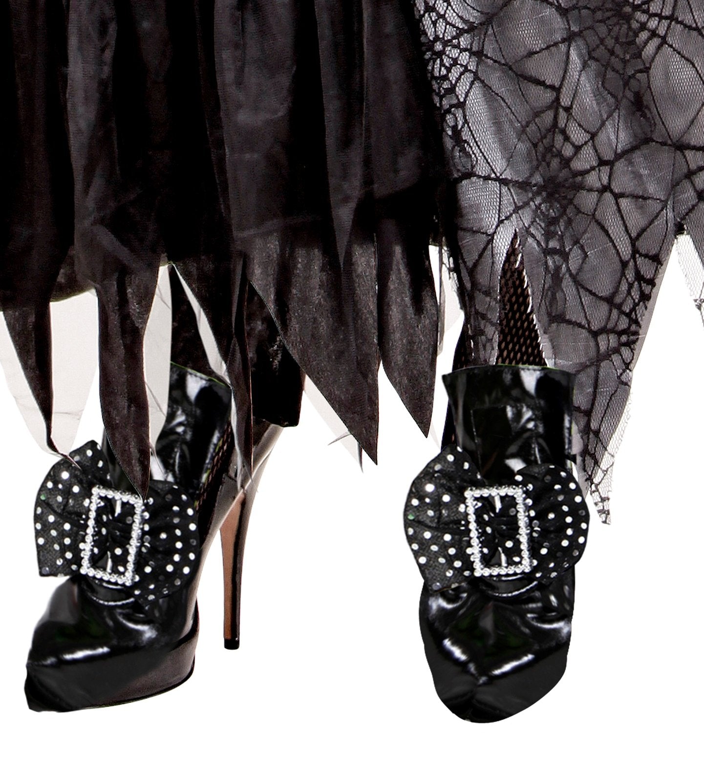 Witch Shoe Covers with Buckle & Bow