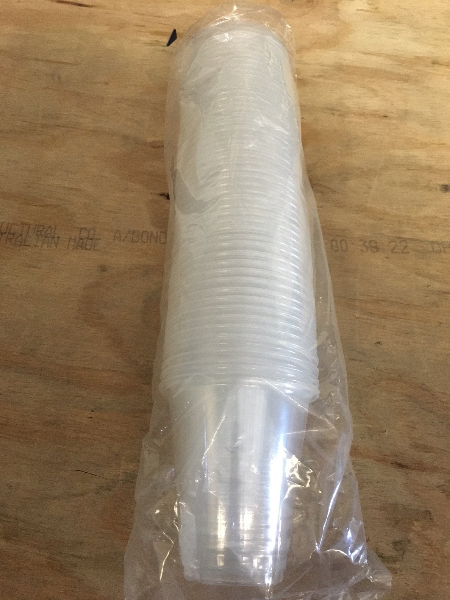 Cups Clear 425ml Plastic Pk/50