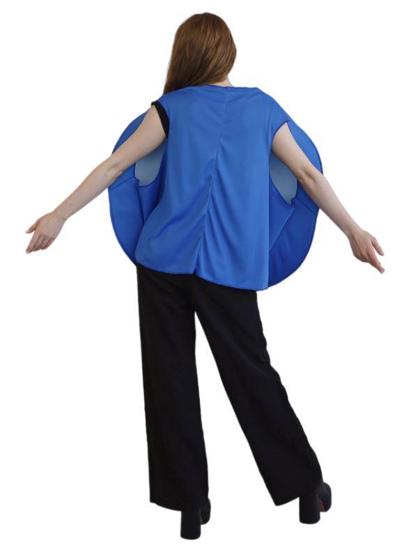 Costume Adult Coloured Chocolate Blue Comical/Funny One Size