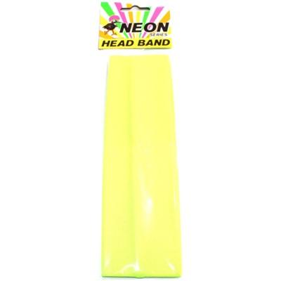Headband Neon Green 1980s Fluro