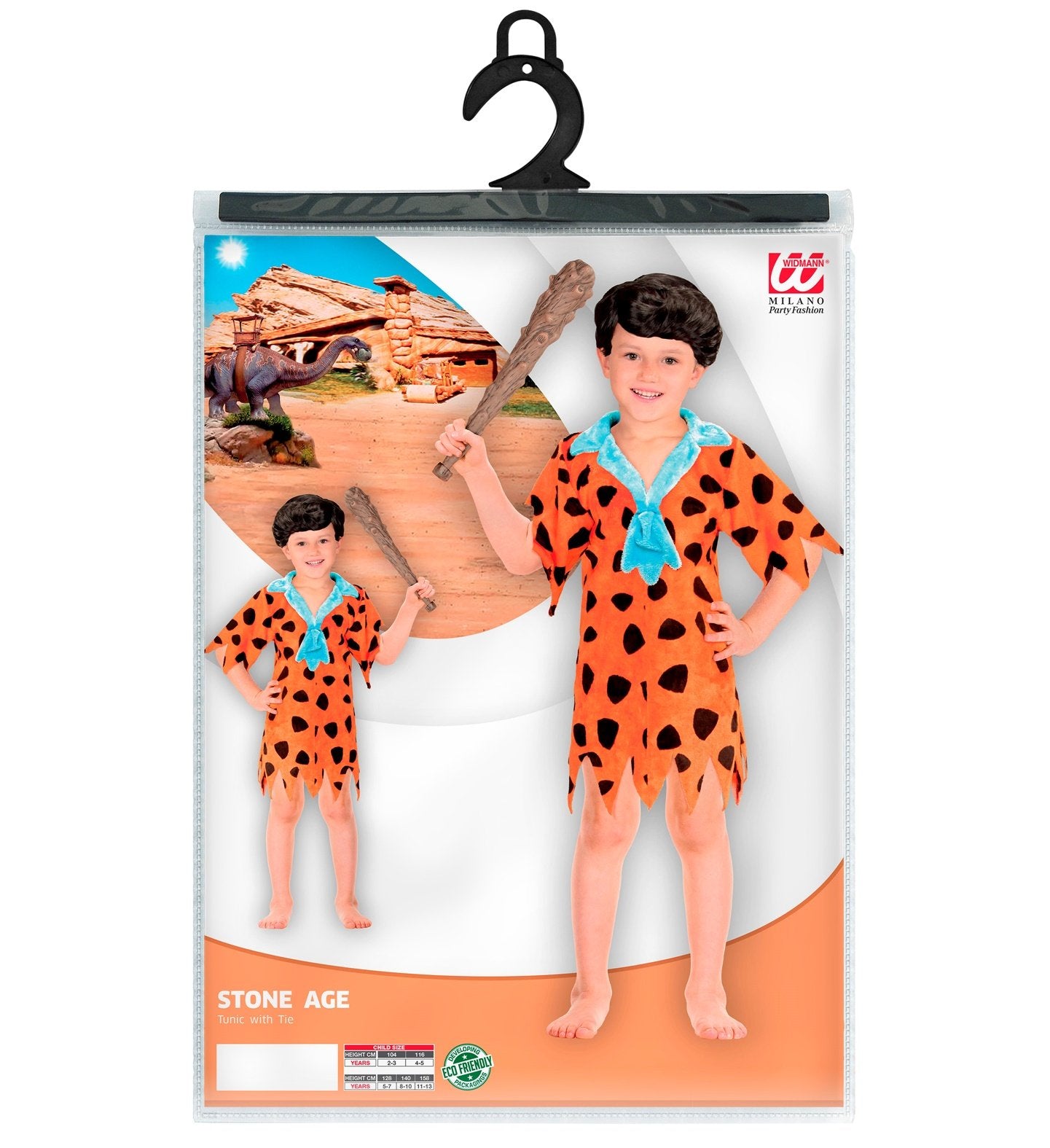 Costume Child Prehistoric Stoneage Caveman