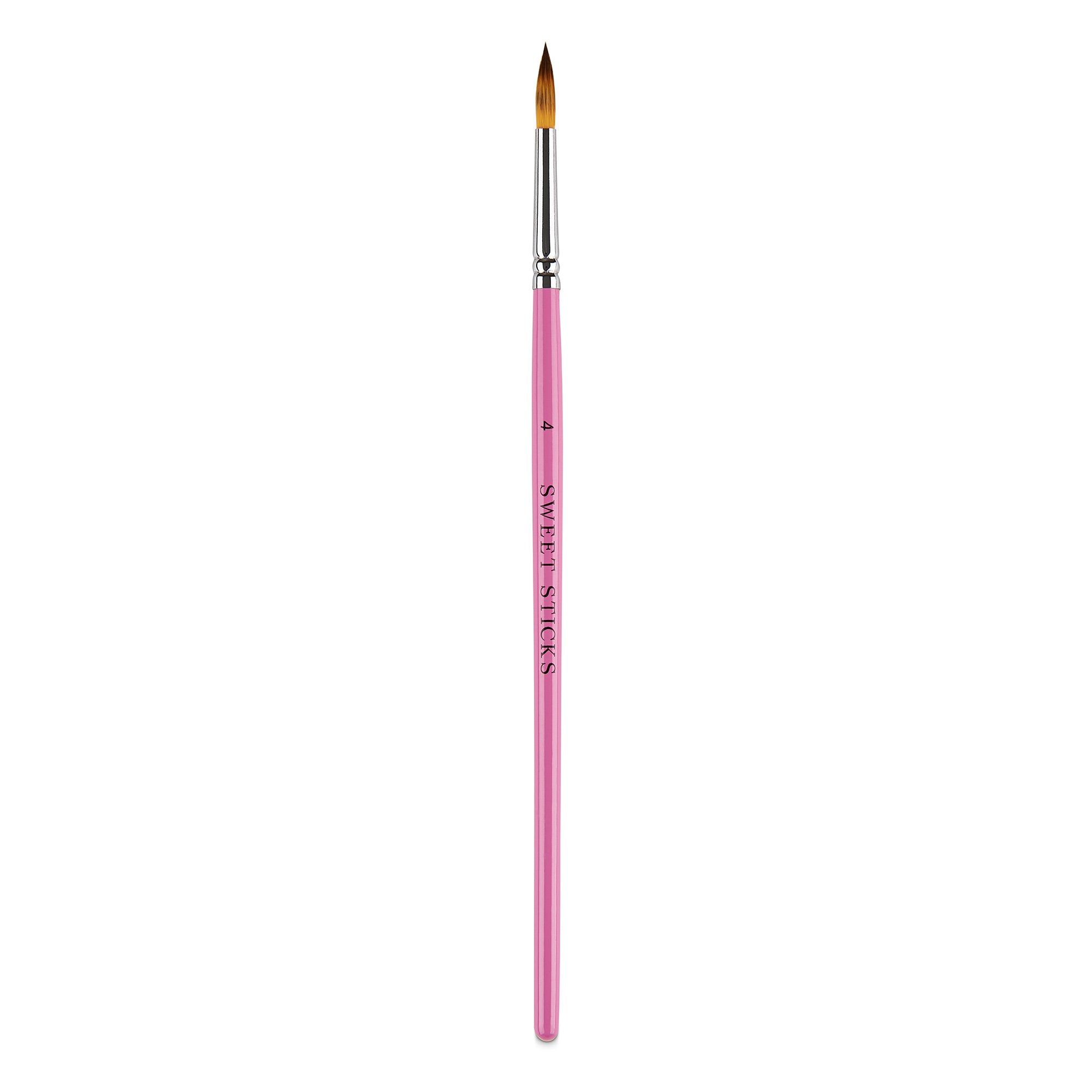 Paint Brush Pointed Round Sweet Sticks