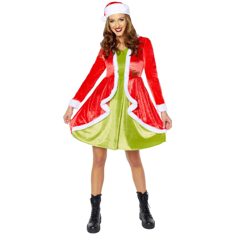 Costume Adult The Christmas/Xmas Dr Seuss Grinch Womens Size 14-16