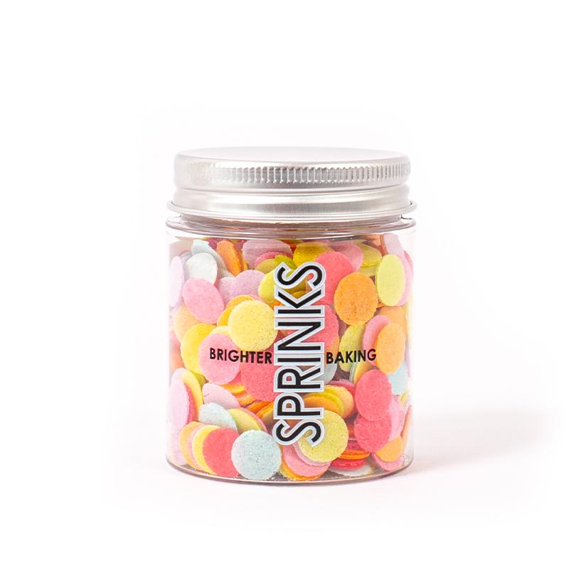 Edible Wafer Decorations Multi Rainbow Coloured Confetti Cake/Cupcake 9g