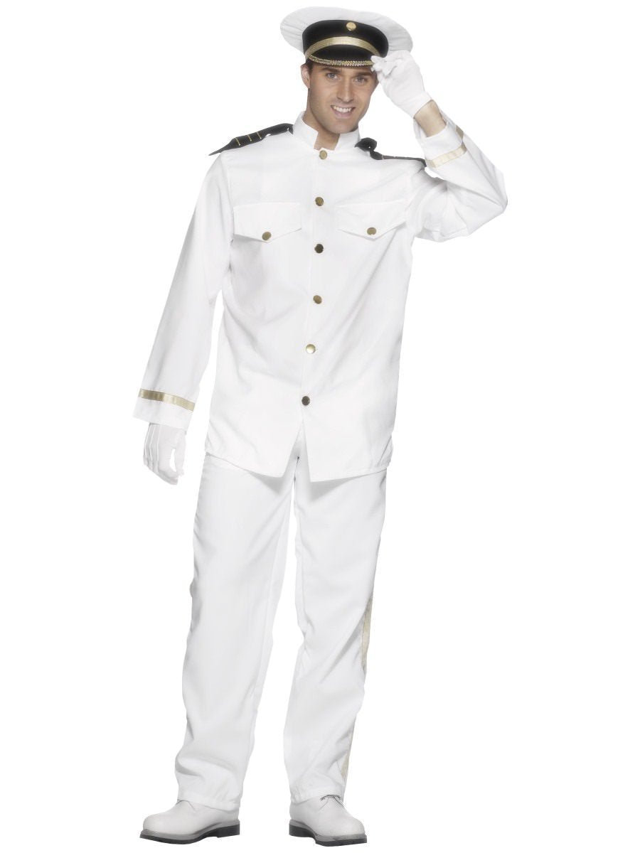 Costume Adult Navy Officer/Captain/Sailor Large