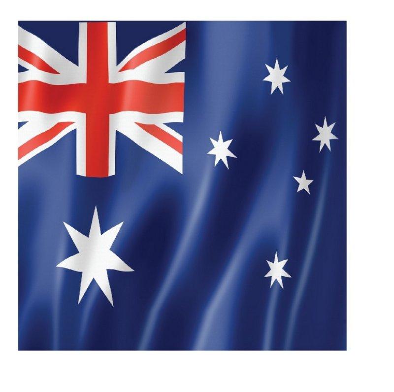 Napkin Lunch Australian Flag Pk/16 - Discontinued Line