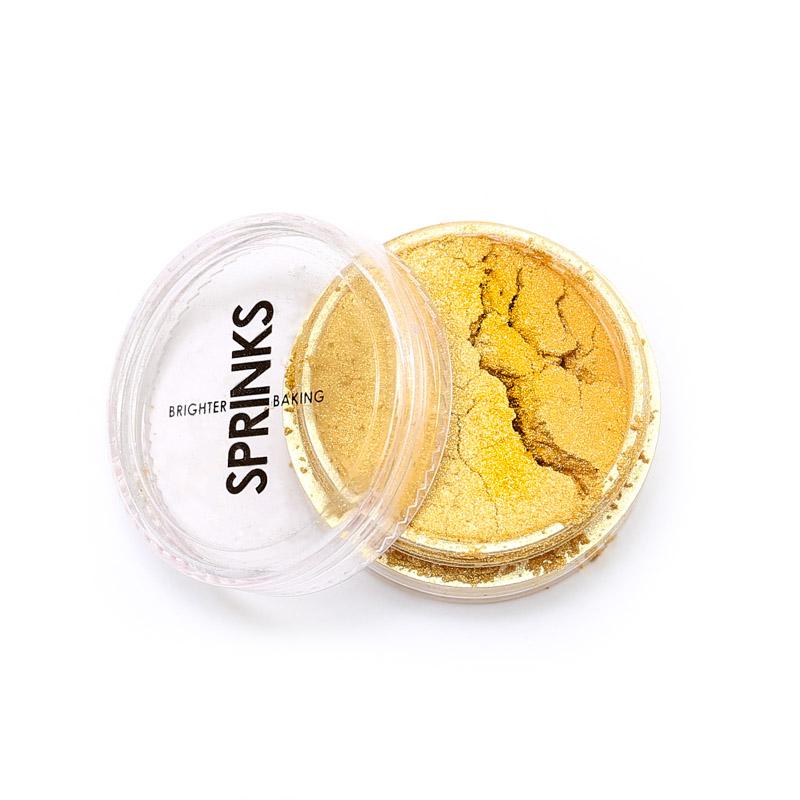 Edible Lustre Bright Gold Dust 10ml Cake/Cookie Deocrating