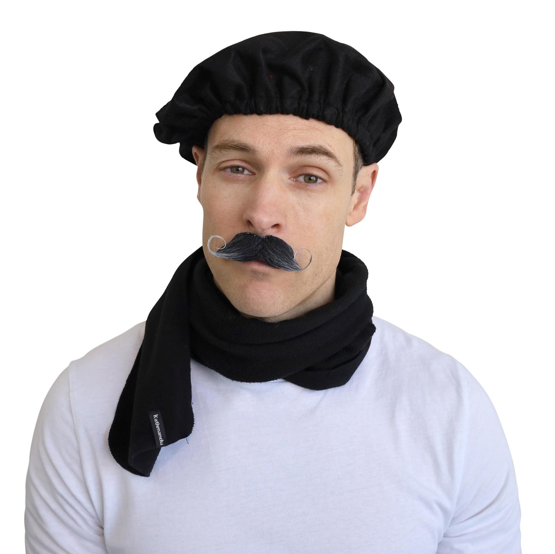 Hat Beret Black French / France