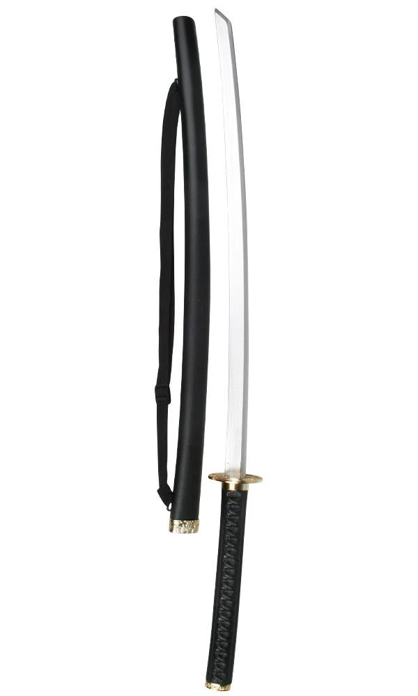 Weapon Costume Prop Sword Samurai Warrior W/Cover 105cm Plastic Toy