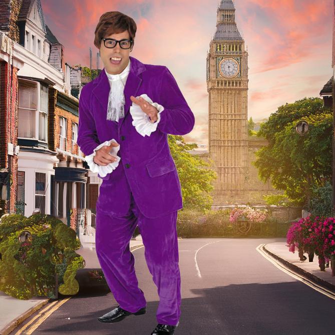 Costume Adult Gigolo Spy 1960s