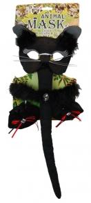 Animal Costume Mask Set Deluxe Cat 5 Pieces - Discontinued Line Last Chance