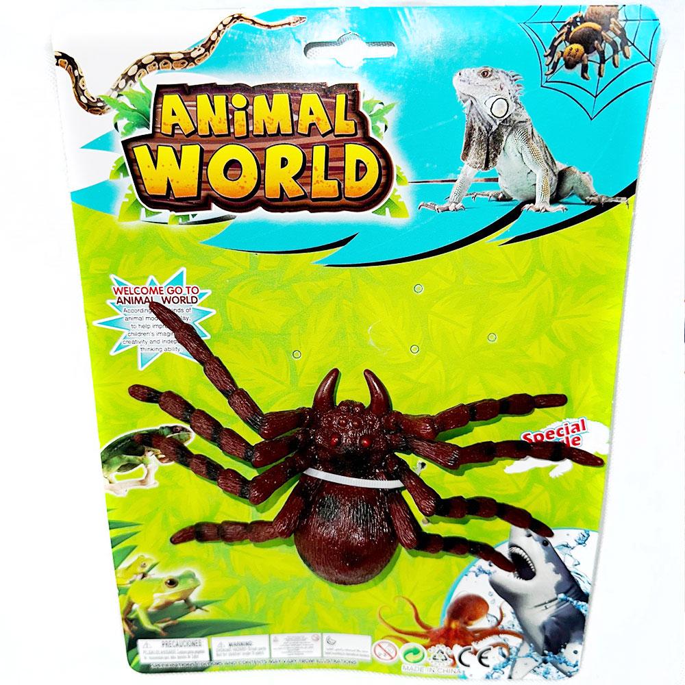 Spider Ginormous 19cm Hard Plastic Each (2 Different Designs)
