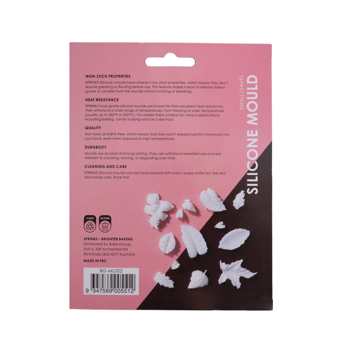 Chocolate Mould Silicone Mixed Small Plant Leaves