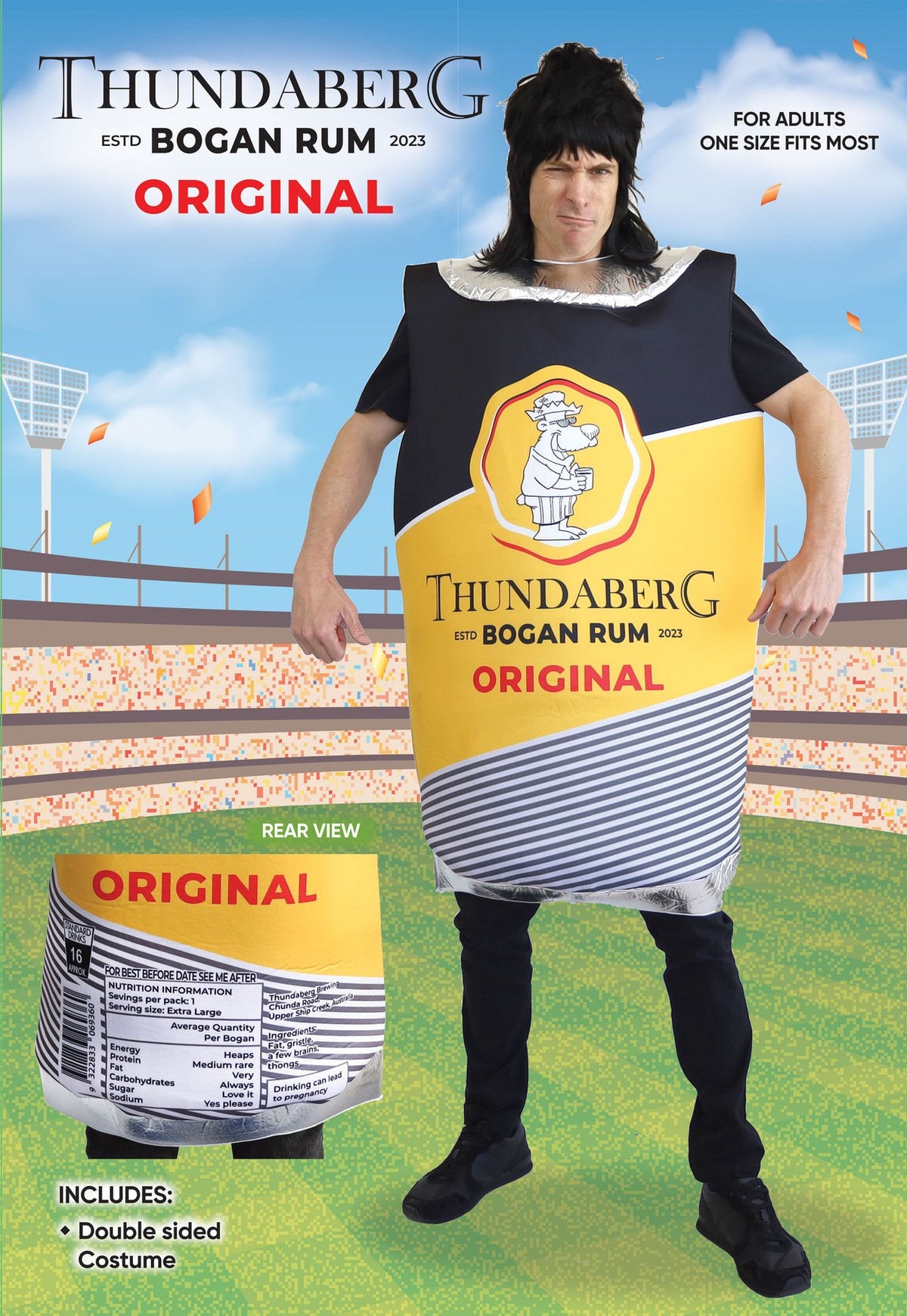 Costume Adult Thunderburg Bogan Rum One Size