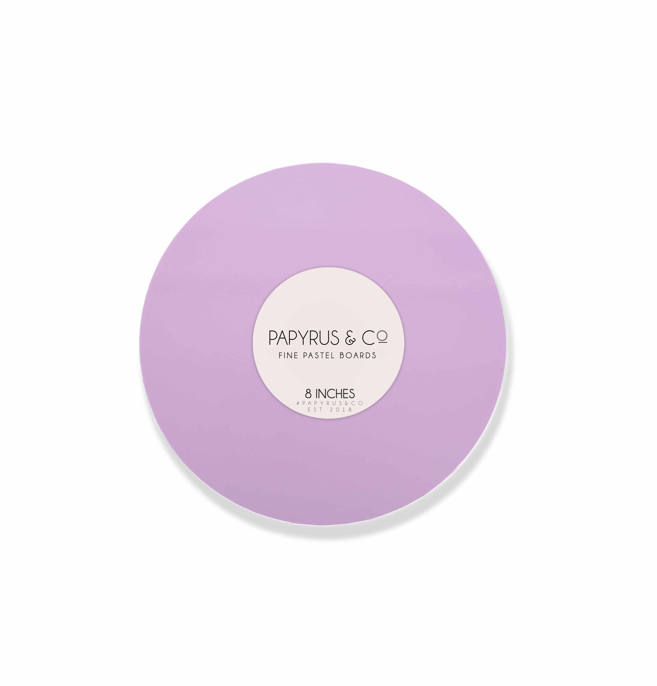 Cake Board MDF Round Pastel Lilac 8 Inch