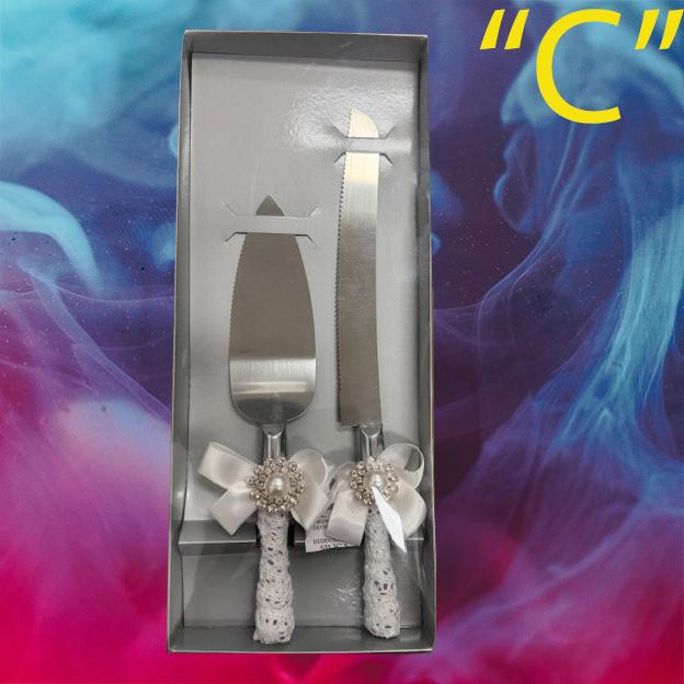 Wedding Cake Knife And Server Set Assorted Styles