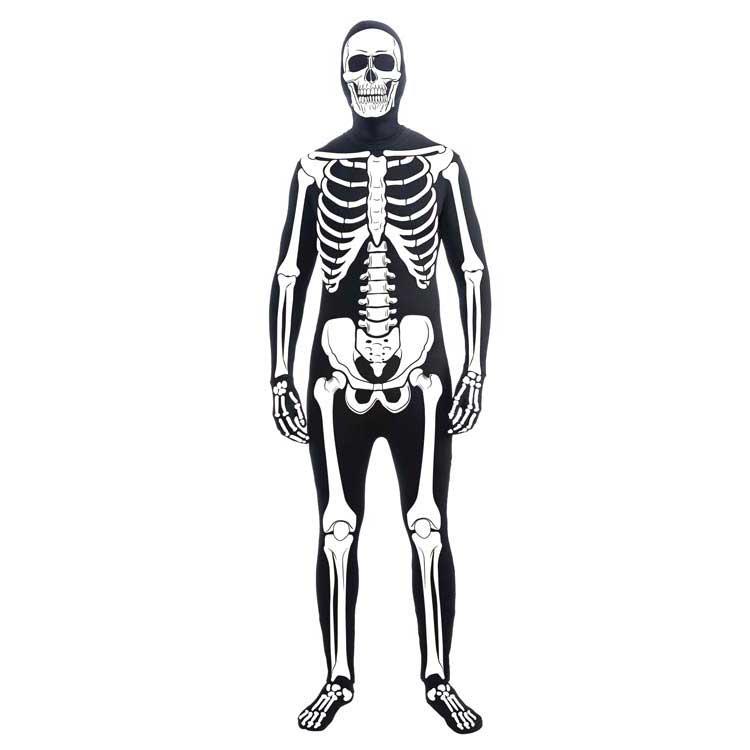 Costume Adult Invisible Bone Man Skeleton Standard Bodysuit