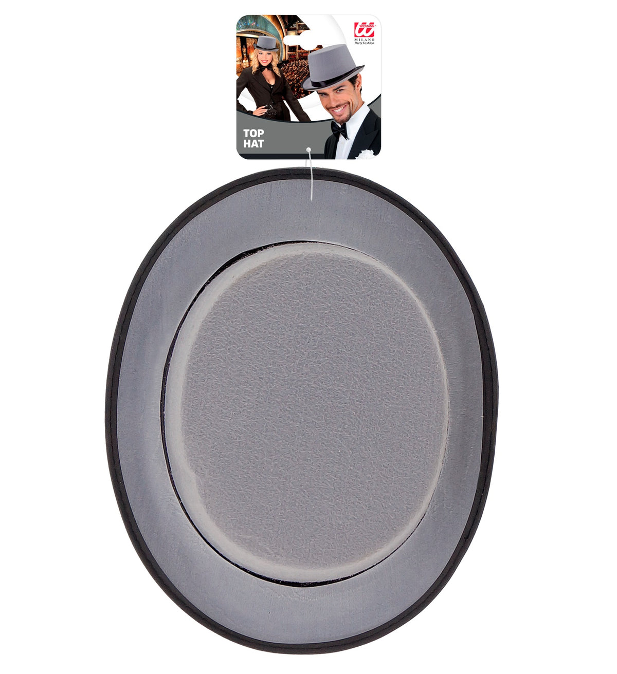 Top Hat Lincoln Felt Grey Deluxe 1920s English Gentleman