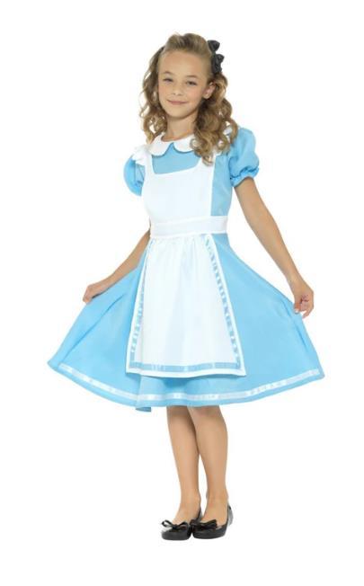 Costume Child Wonderland Princess Blue Large
