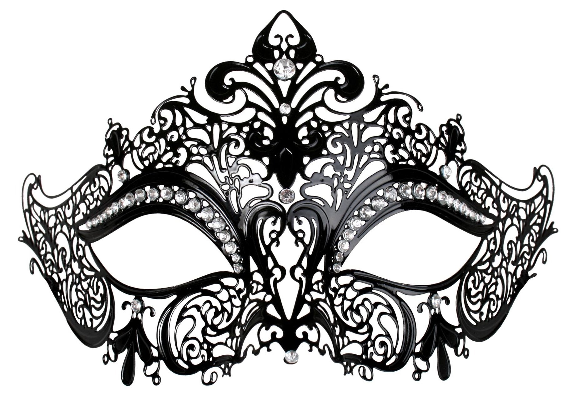 Mask Masquerade Provence Metal with Jewels