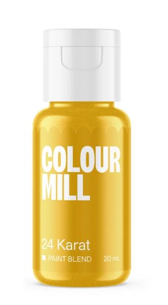 Cake Decorating Edibleart Paint Blend 24 Karat Gold 20ml Colour Mill