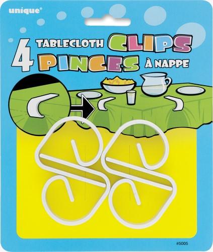 Tablecover Clips Pk/4 Plastic