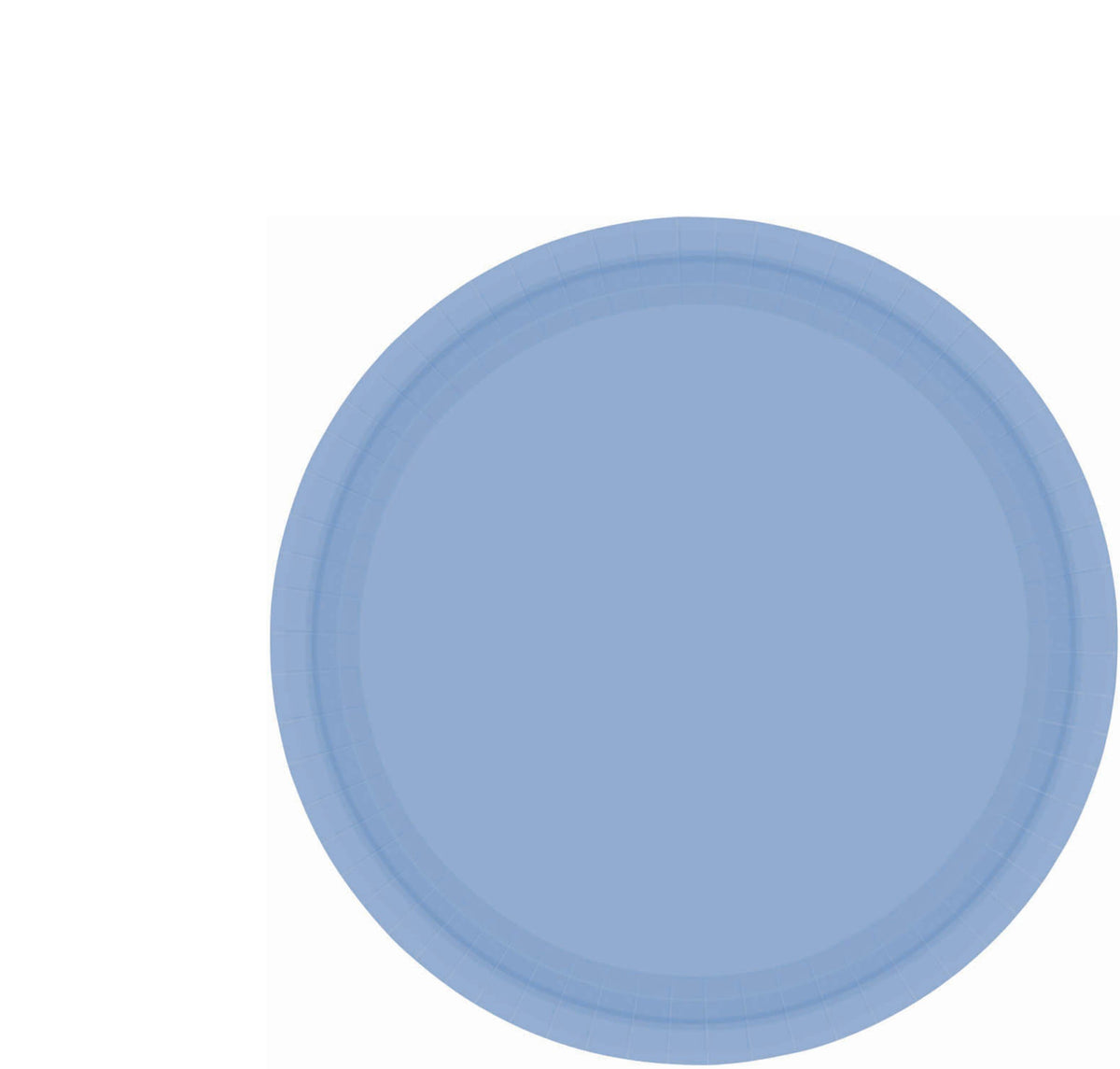 Paper Plates 17cm Pastel Blue Round 20 Pack FSC