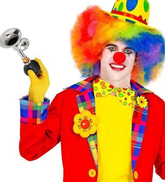 Horn Clown Harpo Klaxon 18cm Silver