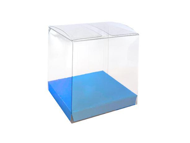 Favour Loot Gift Box Clear - Sky Blue Pk 10