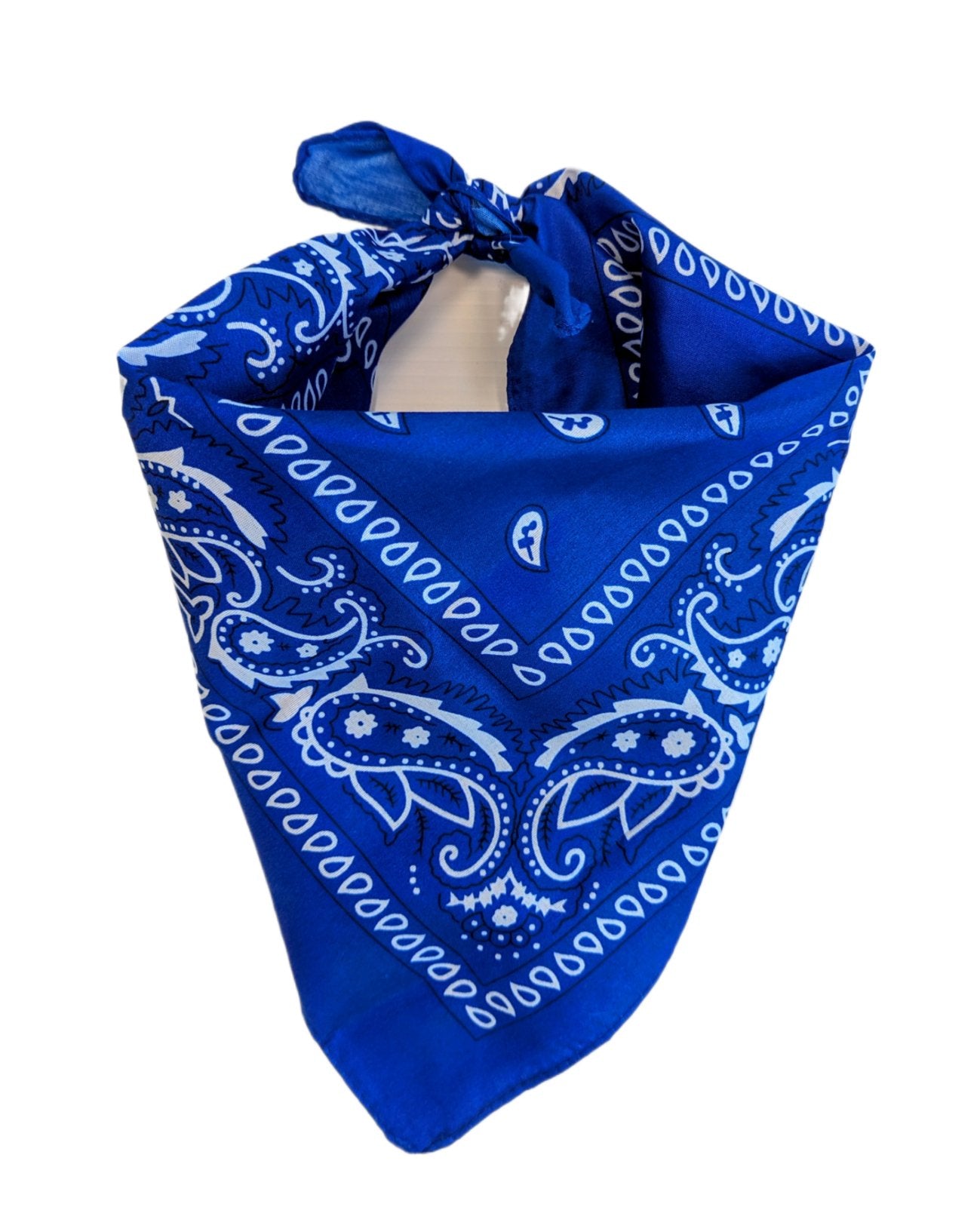 Bandana Blue Cowboy/Cowgirl 50 X 50cm Cotton