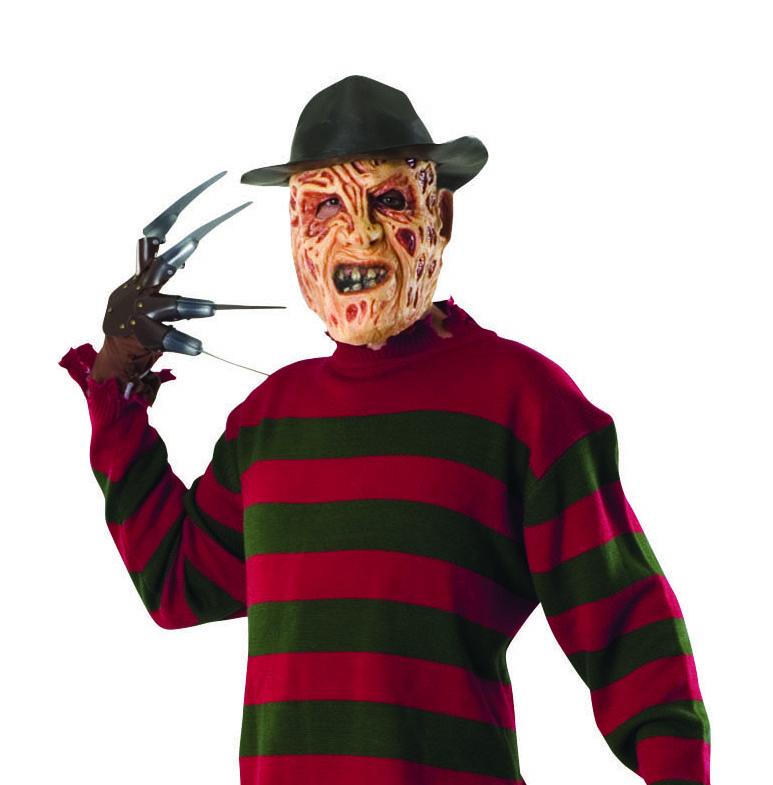 Hat Fright Freddy Kreuger Brown Torn Panama