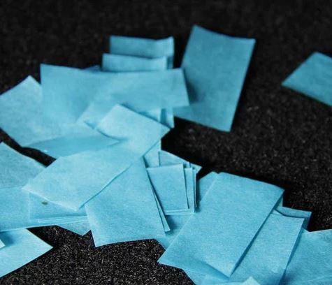 Bulk Light Blue Rectangle Paper Confetti 5x2cm 950g