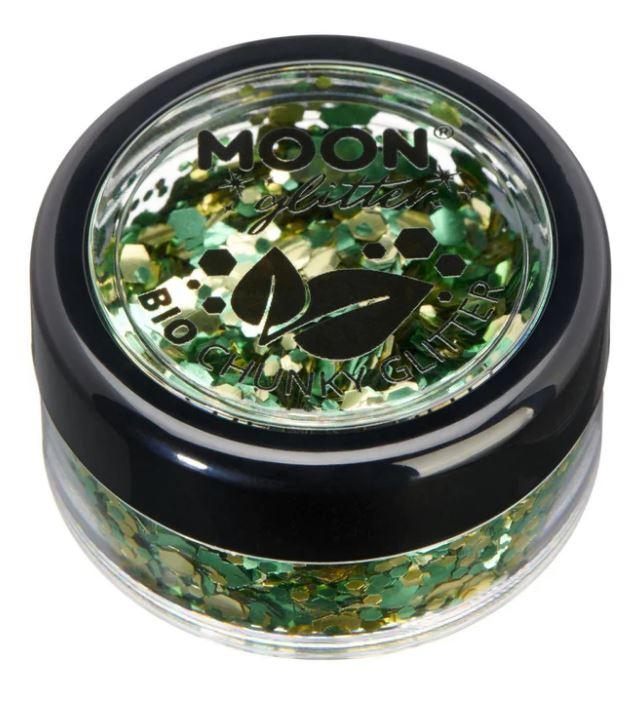 Chunky Glitter Shamrock Mystic Biodegradable Moon Glitter Cosmetics