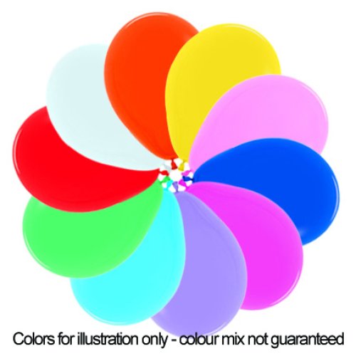 Latex Balloons 30cm Fashion Assorted Pk/100 Sempertex