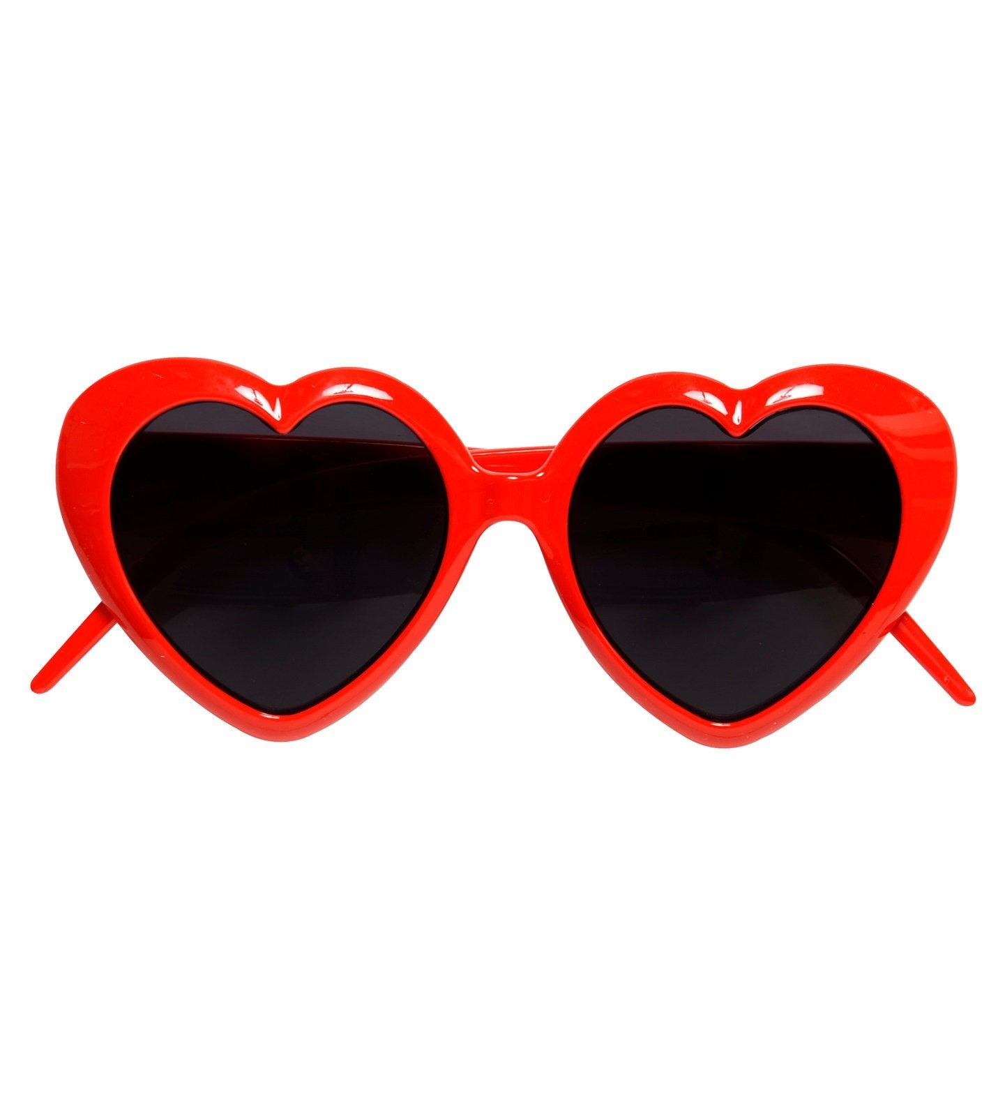 Glasses Heart Shaped Red Love Hearts
