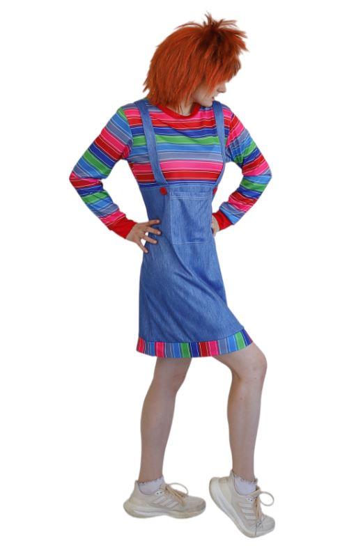 Costume Adult Crazy Doll Clown Dress
