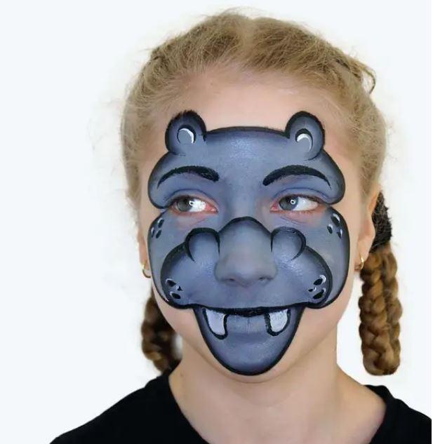 Face & Bodyart Paint Fun Stroke Animal Furry Friends Palette Professional