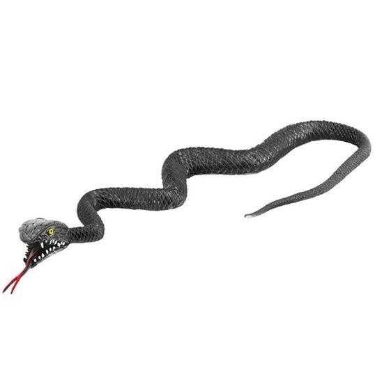 Snakes Cobras Black 75cm Long Realistic Soft/Elastic Animal Costume Props