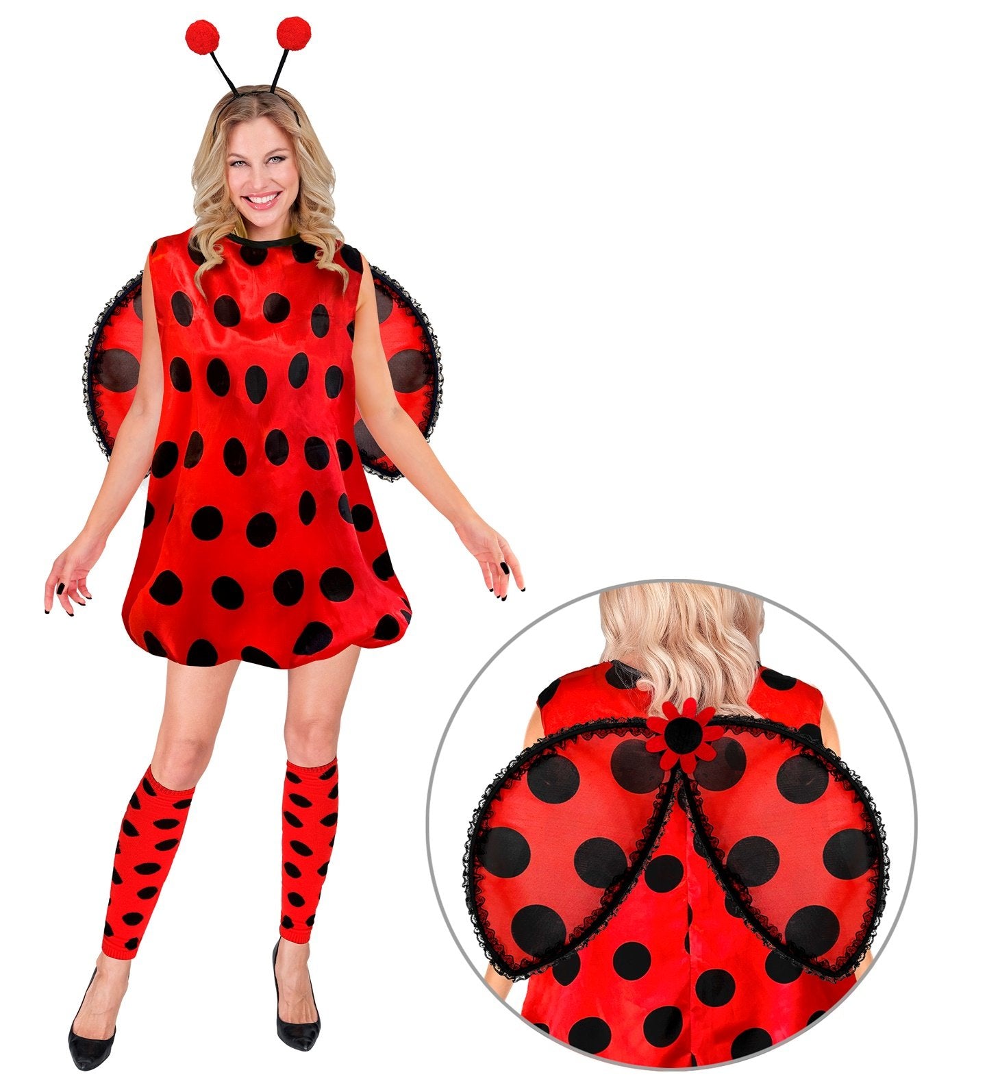 Costume Adult Animal Insect Ladybug/Bird Red & Black