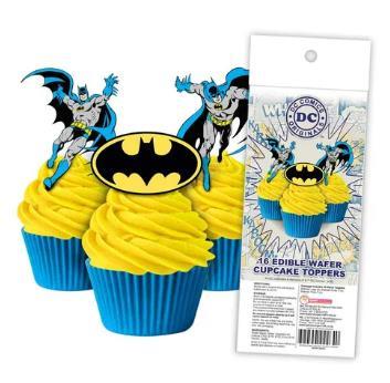 Edible Icing Wafer Topper Batman