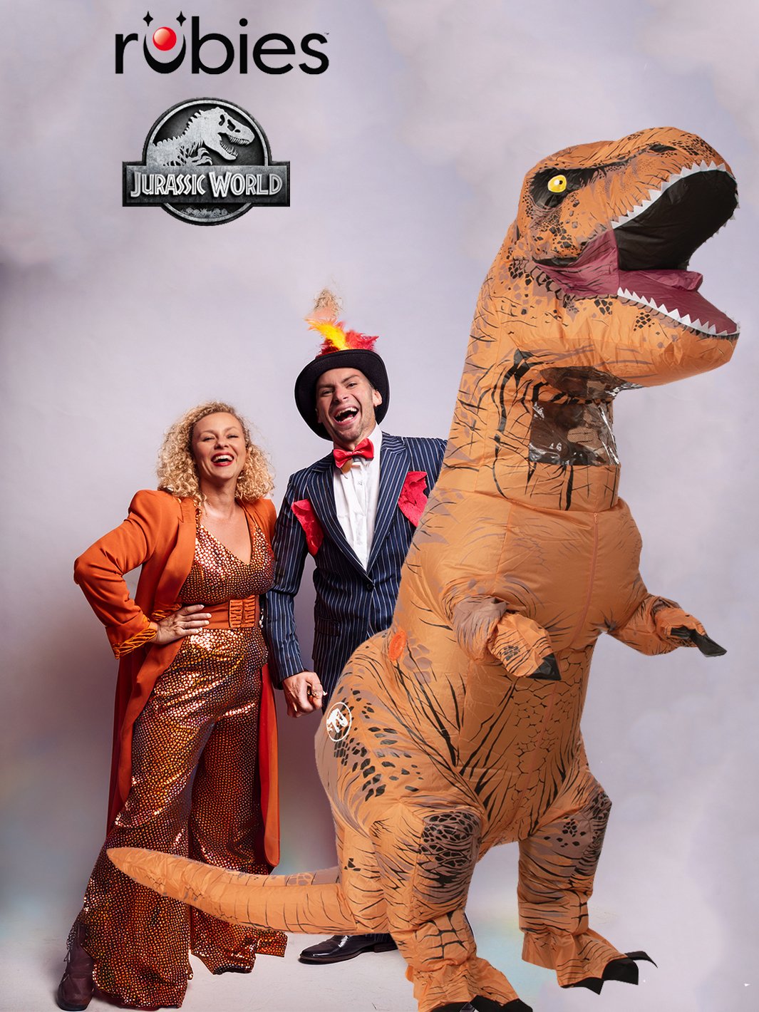 Costume Inflatable T- Rex Dinosaur Adult Plus Size