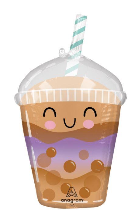 Balloon Foil Shape Drink Bubble Tea Boba 73cm