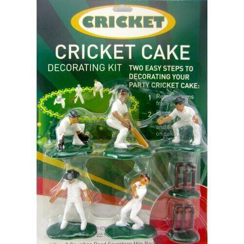 Cake Topper Sport Cricket 7 Piece Set