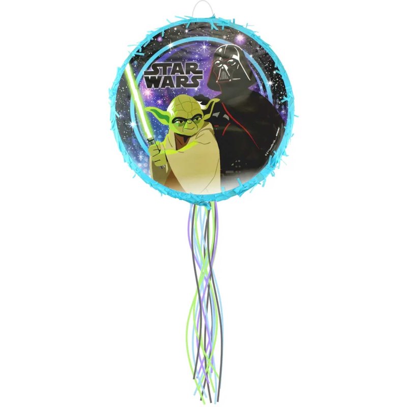 Star Wars Galacy Expandable Pinata Pull String Drum