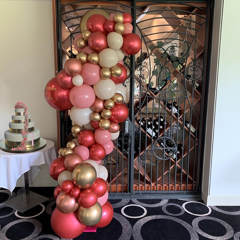 Organic Half Arch Latex Balloons 2.5m