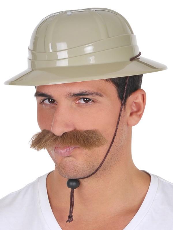 Hat Pith Helmet Plastic With Chin String Safari