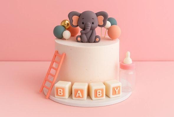 Cake Topper/Decorating Baby Girl Pink Set Its a Girl/Gender Reveal