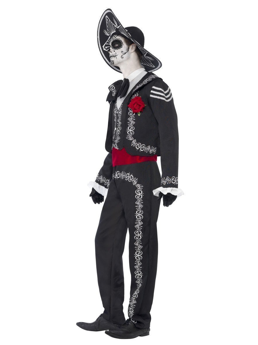 Costume Adult Day Of Dead Bones X Large