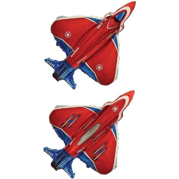 Balloon Foil Shape Super Fighter Jet Plane 81cm (Balloon Only/Helium Extra)