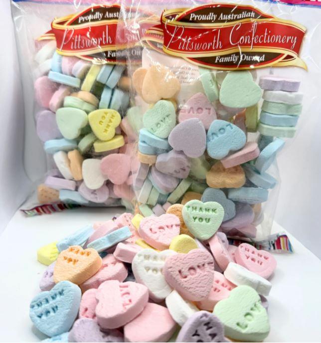 Confectionary Conversation Lollies Love Assorted 500g